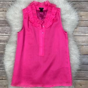 Beautiful J Crew Ruffle Collar Cami